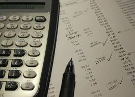 Company accounts with calculator