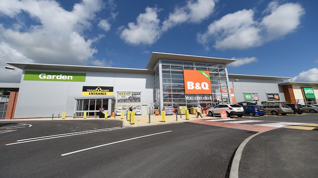 B&Q building