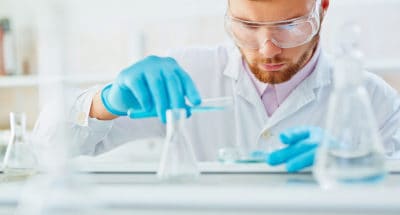 Scientist in lab