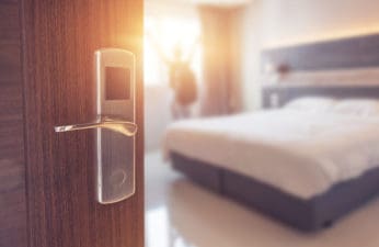 Hotel Room Door