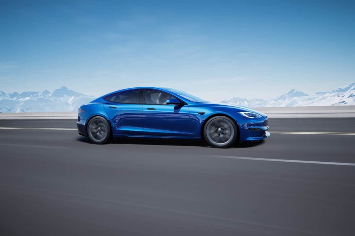 Photograph of a Tesla Model S
