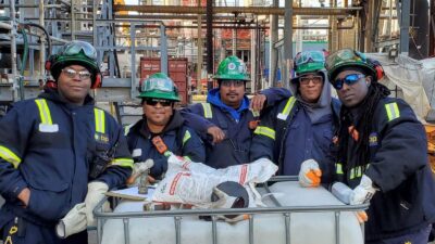 Workers at Whiting refinery, US