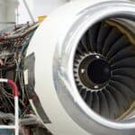 Rolls-Royce engineer working on an engine