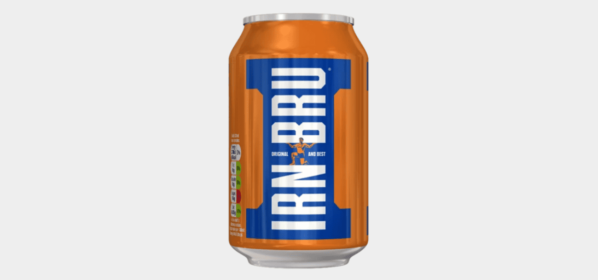 A can of Irn-Bru
