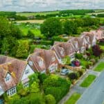 Housing development near Dunstable, UK
